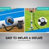 Air Track Inflatable Tumbling Gymnastics Mat – 3 x 1 M, Blue and White