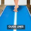 Air Track Inflatable Tumbling Gymnastics Mat – 7 x 1 M, Blue and White