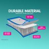 Air Track Inflatable Tumbling Gymnastics Mat – 7 x 1 M, Blue and White
