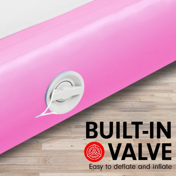 Air Track Inflatable Gymnastics Tumbling Mat – 4 x 1 M, Pink