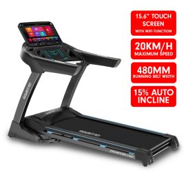 Powertrain V1100 Treadmill with Wifi Touch Screen & Incline