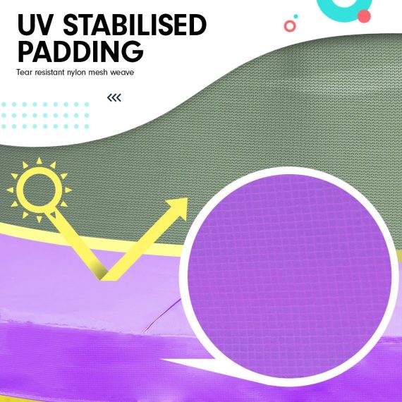 Kahuna Mini 4.5ft Trampoline – Blue and Purple