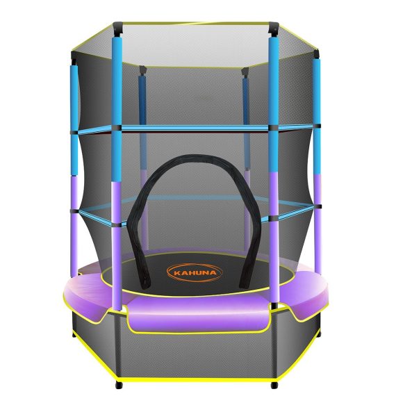 Kahuna Mini 4.5ft Trampoline – Blue and Purple