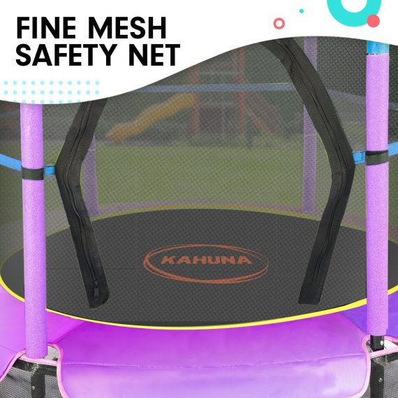Kahuna Mini 4.5ft Trampoline – Blue and Purple
