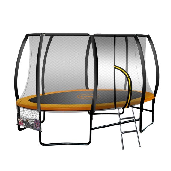 Kahuna Trampoline 8 ft x 14ft Oval Outdoor – Orange