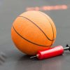Kahuna Trampoline with Basket ball set – Rainbow, 10 FT