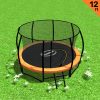 Trampoline Kahuna 12 ft Round Outdoor Kids with Safety Enclosure Net