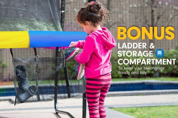 Kahuna Classic Trampoline – Rainbow, 16 FT